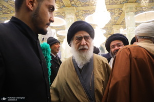 مراسم ترحیم و بزرگداشت آیت الله سید محمدعلی شیرازی در مسجد اعظم قم