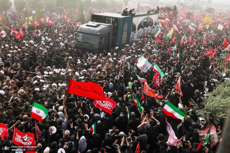 مراسم تشییع پیکر مطهر رهبر شهید انقلاب در قم