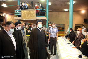 حضور سید حسن خمینی در انتخابات 1400