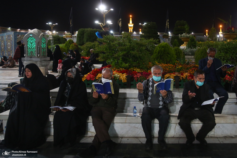 مراسم احیای شب بیست و سوم ماه رمضان در حرم مطهر امام رضا (ع)
