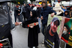 تصاویر اختصاصی جماران از حال و هوای بیروت یک روز مانده به تشییع شهید سید حسن نصرالله (ره)