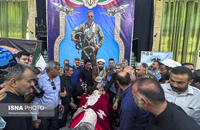مراسم تشییع پیکر سرتیپ دوم خلبان شهید مجید کاظمی - شیراز (1)