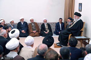 دیدار دست‌اندرکاران برگزاری همایش بین‌المللی تفسیر تسنیم با رهبر معظم انقلاب