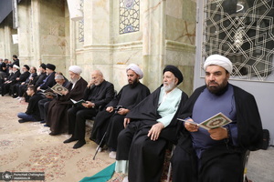 مراسم بزرگداشت مرحوم حاج محمد تقی انصاریان‎ در مسجد اعظم قم