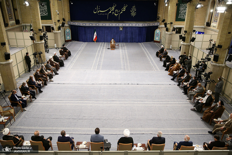 دیدار رئیس و اعضای شورای عالی انقلاب فرهنگی با رهبر معظم انقلاب