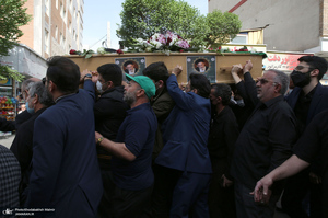 مراسم تشییع آیت الله سید مهدی موسوی بجنوردی (ره) در تهران