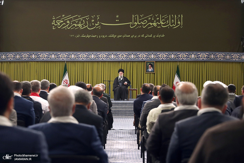 دیدار دست‌اندرکاران دومین کنگره 24 هزار شهید استان خوزستان با رهبر معظم انقلاب