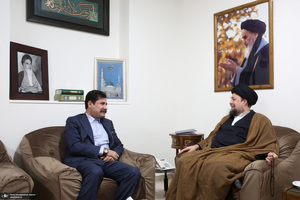دیدار آقای عبدالکریم حسین‌زاده معاون رئیس جمهور با سید حسن خمینی