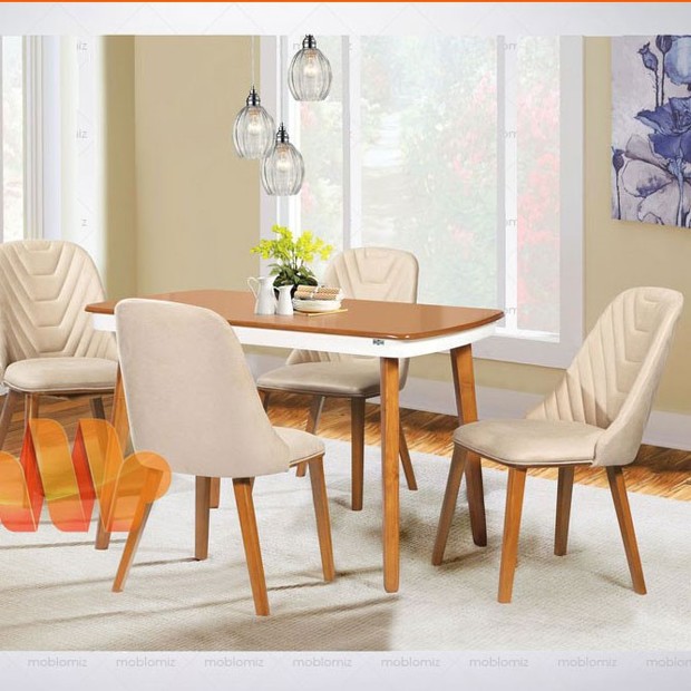 انواع و ابعاد میز ناهار‌خوری