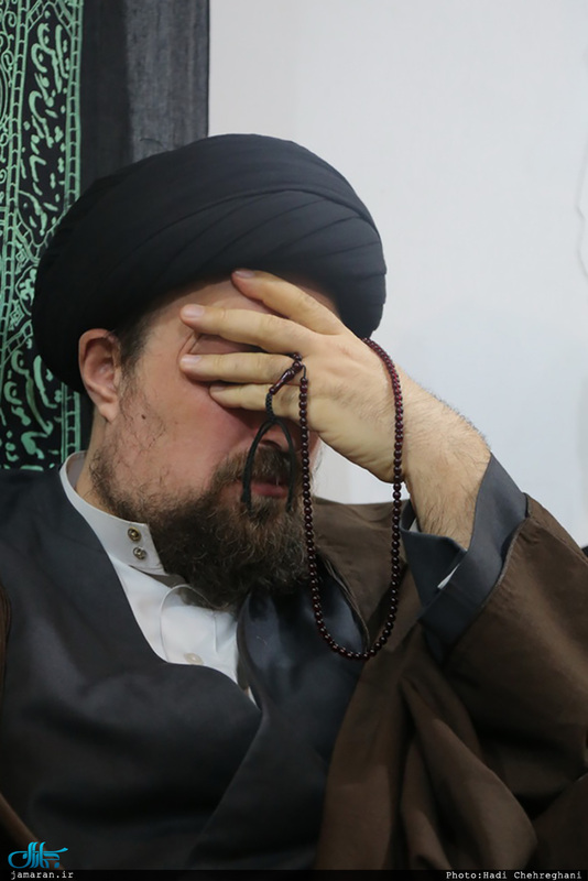 مراسم عزادارى شهادت حضرت فاطمه زهرا(س) در بيت آيت الله دوستى زنجانى