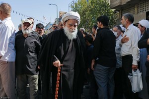 مراسم تشییع آیت الله العظمی شبیری زنجانی -۱
