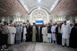 تجدید میثاق مهمانان سی و نهمین اجلاس وحدت اسلامی با آرمان‌های امام خمینی(س) -2