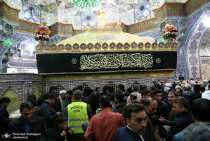 مراسم عزاداری شب شهادت امام موسی کاظم(ع) در حرم کریمه اهل بیت(س)