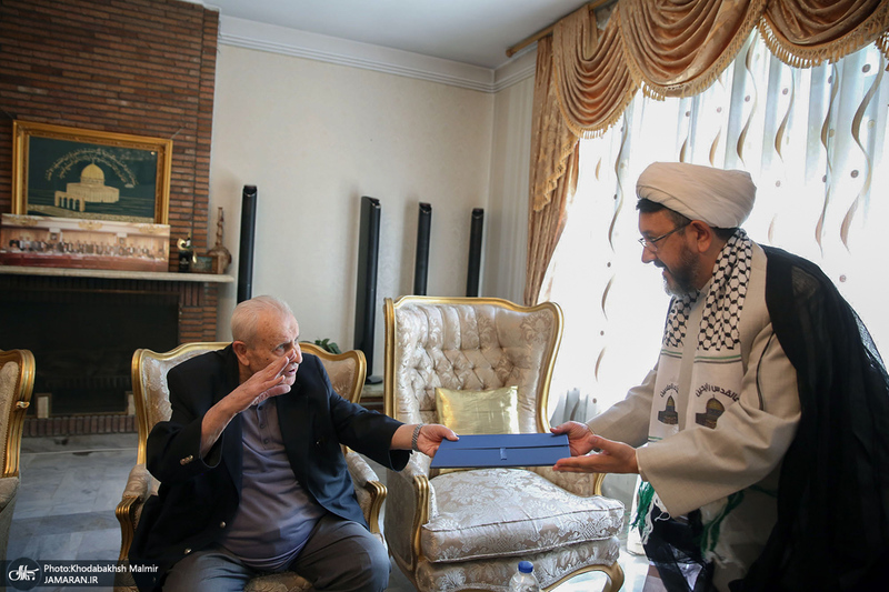 دیدار سرپرست موسسه تنظیم و نشر آثار امام خمینی(س) با سفیر فلسطین در تهران/ صلاح زواوی