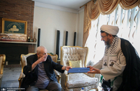 دیدار سرپرست موسسه تنظیم و نشر آثار امام خمینی(س) با سفیر فلسطین در تهران/ صلاح زواوی