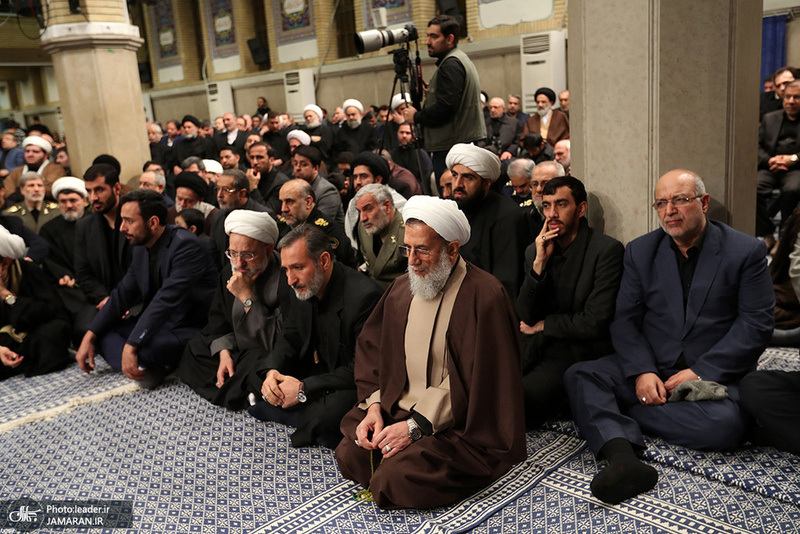 مراسم بزرگداشت شهید حاج قاسم سلیمانی و همرزمانش در حسینیه امام خمینی (ره)
