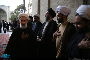 مراسم ختم آیت الله حائری شیرازی(ره) در مدرسه عالی شهید مطهری 