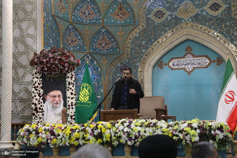 مراسم چهلم شهیدان لاریجانی در حرم مطهر حضرت معصومه (س)