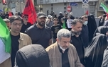 حضور محمود احمدی نژاد در مراسم تشییع رهبر شهید انقلاب + عکس