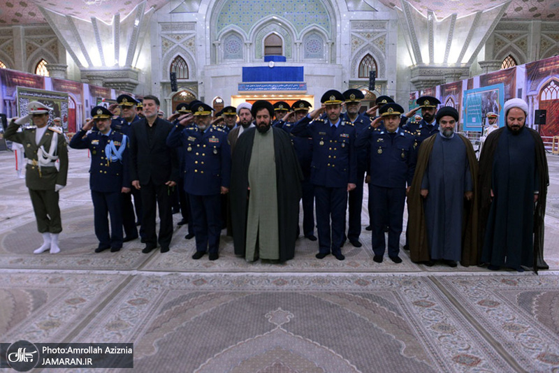 تجدید میثاق فرمانده نیروی هوایی ارتش با آرمان های حضرت امام خمینی(س)