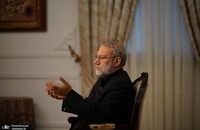 گفت و گوی علی لاریجانی با شبکه الیمادین در بیروت (1)