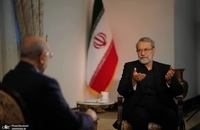 گفت و گوی علی لاریجانی با شبکه الیمادین در بیروت (2)