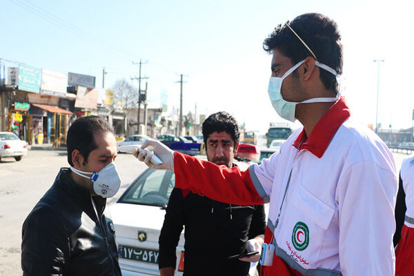 ۲۱ میلیون نفر در ورودی شهرها توسط هلال احمر تب سنجی شدند