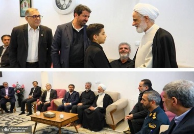 معاون حقوقی رئیس‌جمهور به دیدار خانواده شهید امنیت رفت/ مجید انصاری: انسجام ملی و خدمت صادقانه، مهم‌ترین عامل خنثی‌سازی توطئه‌های دشمنان است
