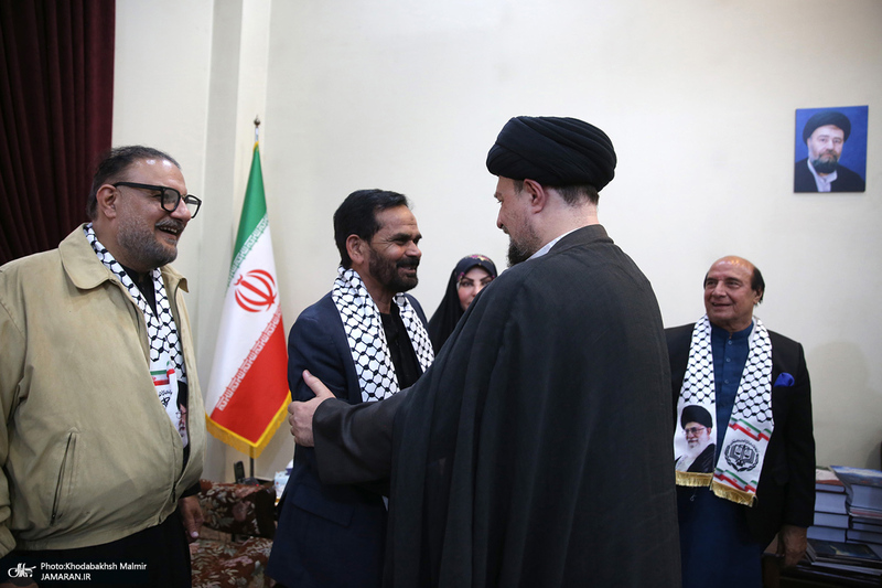 دیدار جمعی از حقوقدانان کشور پاکستان با آیت الله سید حسن خمینی