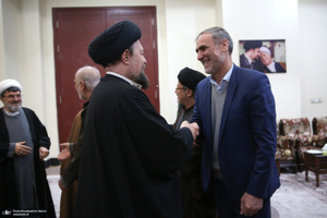 دیدار دبیر شورای عالی انقلاب فرهنگی  باسید حسن خمینی