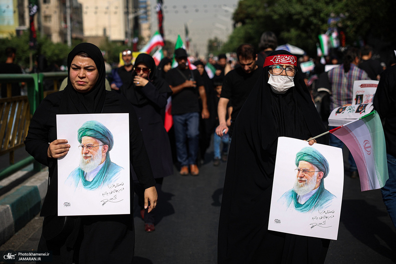 مراسم تشییع شهدای جنگ تحمیلی رژیم صهیونیستی در تهران-7