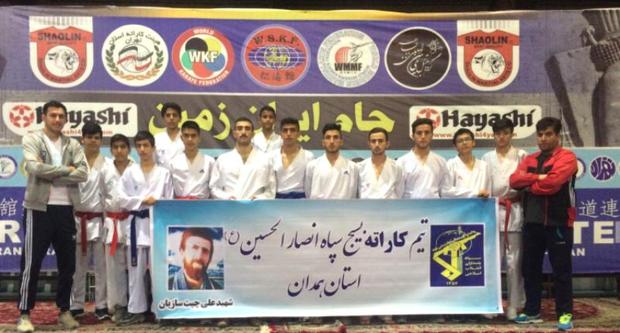 18 مدال رهاورد قطب کاراته کشور در جام بین المللی ایران زمین
