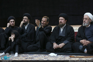 مراسم عزاداری شب تاسوعای حسینی در حرم مطهر امام خمینی (س)