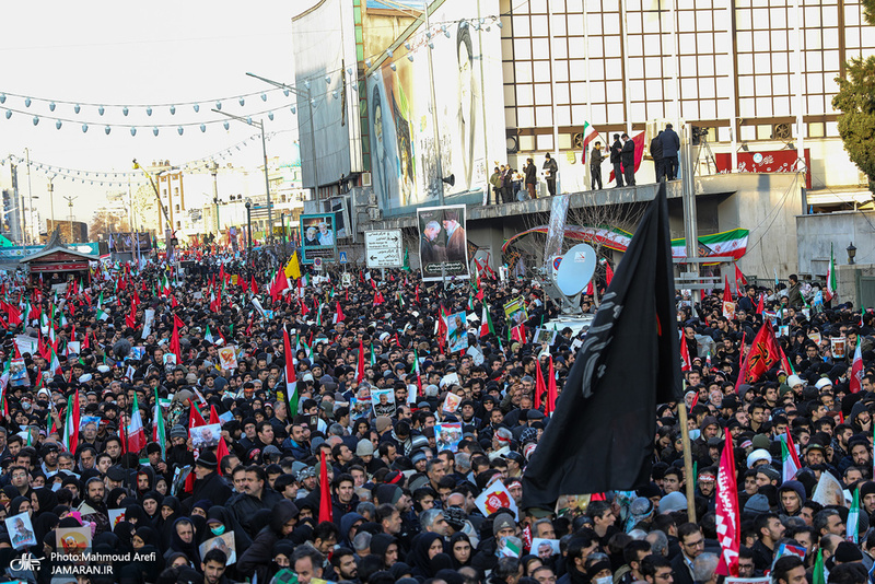 حضور میلیون ها تهرانی در تشییع پیکر مطهر سردار قاسم سلیمانی -1