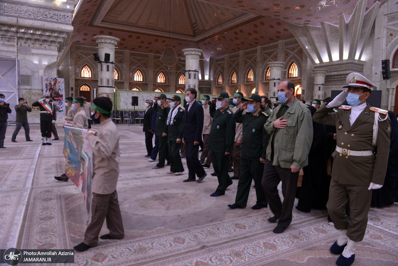 تجدید میثاق خادمین شهدای سپاه محمد رسول الله(ص) با آرمان های حضرت امام خمینی(س)