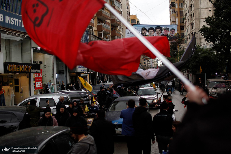 تصاویر اختصاصی جماران از حال و هوای بیروت یک روز مانده به تشییع شهید سید حسن نصرالله (ره)