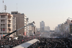 حضور میلیون ها تهرانی در تشییع پیکر مطهر سردار قاسم سلیمانی - 4