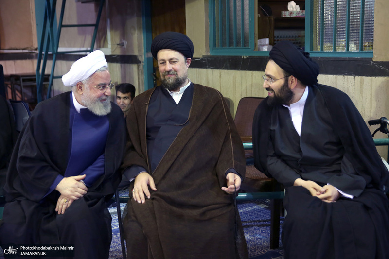 مراسم چهلمین روز مرحوم آیت الله صانعی در حسینیه جماران