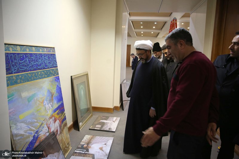 بازدید رئیس موسسه تنظیم و نشر آثار امام خمینی (س) از مراحل آماده‌سازی هفته فرهنگی بر آستان آفتاب