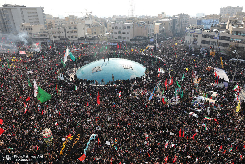 حضور میلیون ها تهرانی در تشییع پیکر مطهر سردار قاسم سلیمانی - 2