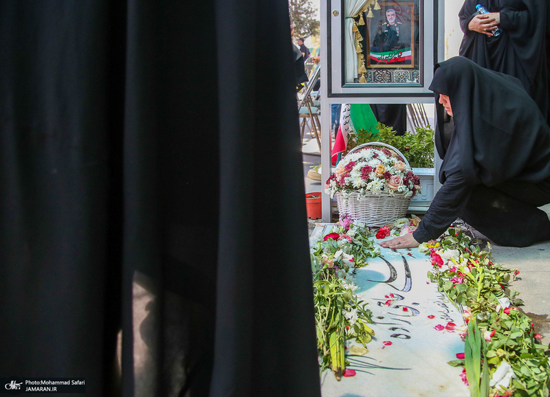 مراسم چهلمین روز شهدای جنگ تحمیلی ۱۲ روزه در قطعه 42 بهشت زهرا (س)