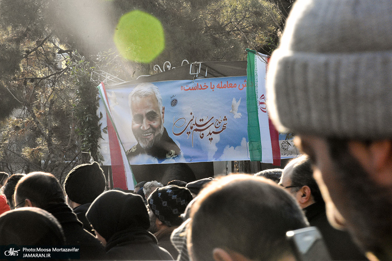 حضور میلیون ها تهرانی در تشییع پیکر مطهر سردار قاسم سلیمانی - 6 