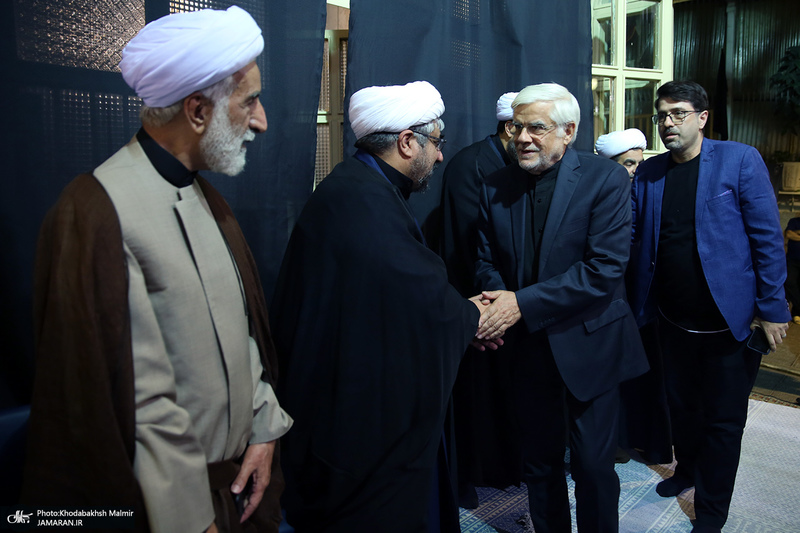 مراسم بزرگداشت آیت الله حسن صانعی (ره) در حسینیه جماران -1