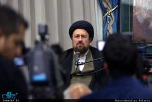 دیدار اعضای ستاد مرکزی بزرگداشت امام خمینی(س) با سید حسن خمینی