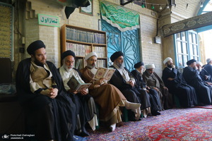 مراسم تشییع همسر مرحوم آیت الله راستی کاشانی (ره)