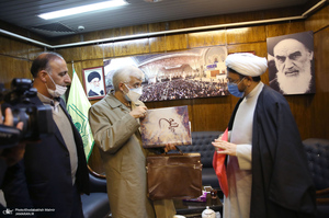 دیدار سعید جلیلی با رئیس موسسه تنظیم و نشر آثار امام خمینی (س)