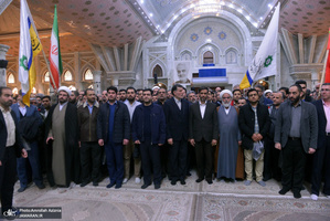 تجدید میثاق جهادگران قرارگاه سازندگی خاتم الانبیا با آرمان های حضرت امام خمینی(س)