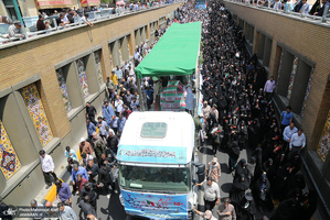 مراسم تشییع پیکر‌های مطهر 150 شهید دوران دفاع مقدس-2