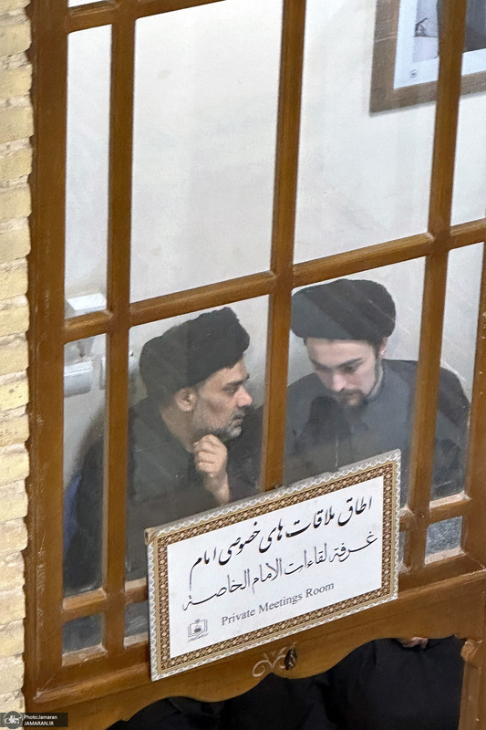 مراسم بزرگداشت آیت الله موسوی بجنوردی (ره) در بیت امام خمینی در نجف