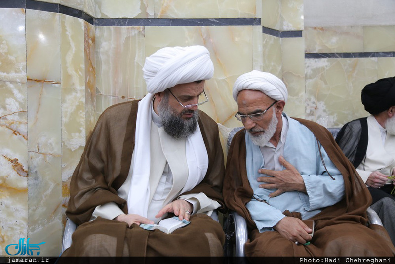 مراسم بزرگداشت هفتمین روز ارتحال مرحوم حجت‌الاسلام و المسلمین احمد احمدی در مسجد اعظم قم